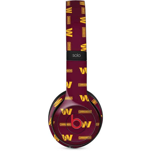 NFL Washington Commanders Blitz Series Beats Solo 3 Wireless Skin